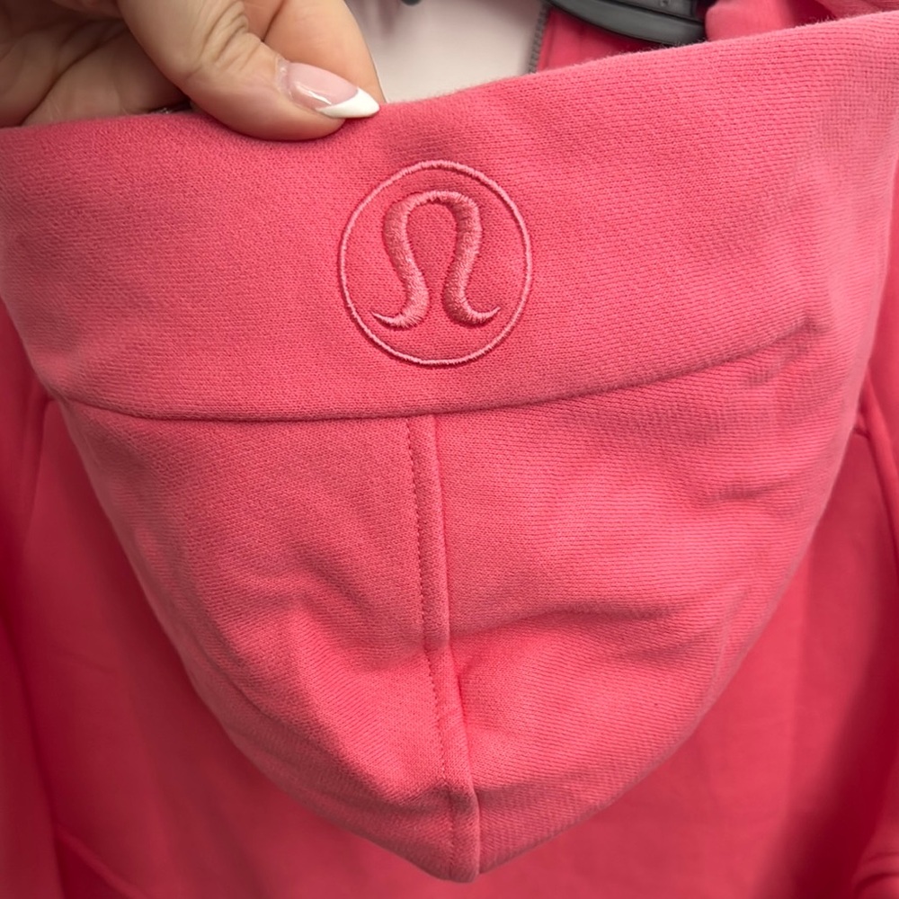 Lululemon Athletica Pink Scuba Oversized Full Zip Hoodie - Picture 8 of 8